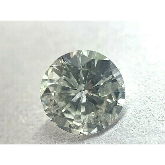 GIA Certified Loose Diamond 0.39ct F I2 Round Brilliant For an Engagement Ring